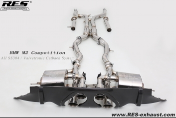 BMW  M2  Competition  All SS304 / Valvetronic Catback System